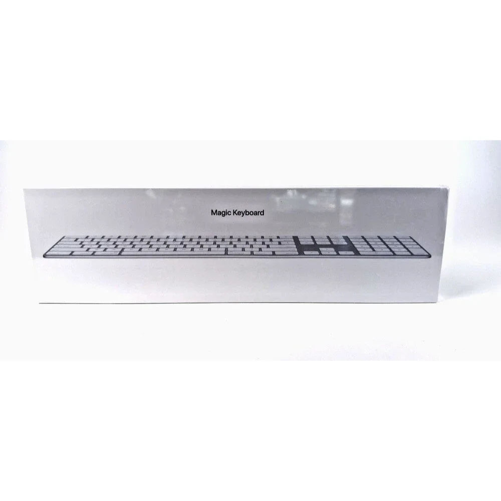 Apple Magic Keyboard with Numeric Keypad: Wireless, Bluetooth, Rechargeable. NEW
